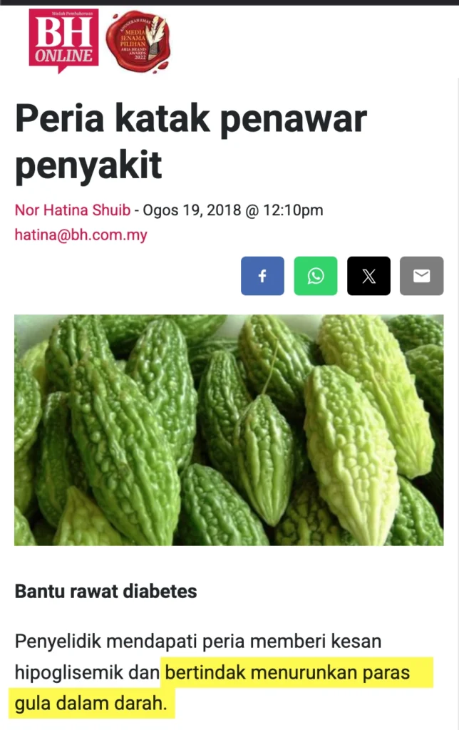 peria katak berita harian